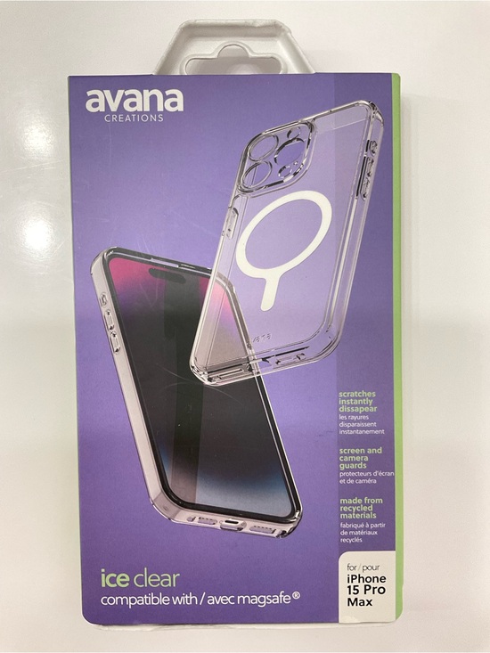 Avana Creation Other - NIB Avana Creation Ice Clear MagSafe Compatible Case for iPhone 15 Pro Max
